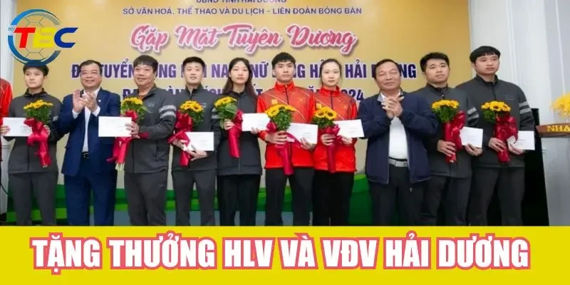 Tổng Hợp Tin Tức Bóng Bàn Mới Nhất Trong Và Ngoài Nước 3 Buổi lễ tuyên dương long trọng từ tỉnh Hải Dương