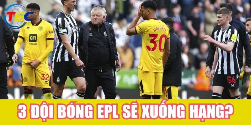 3 đội ngoại hạng anh bị chỉ đích dang xuống hạng bởi siêu máy tính